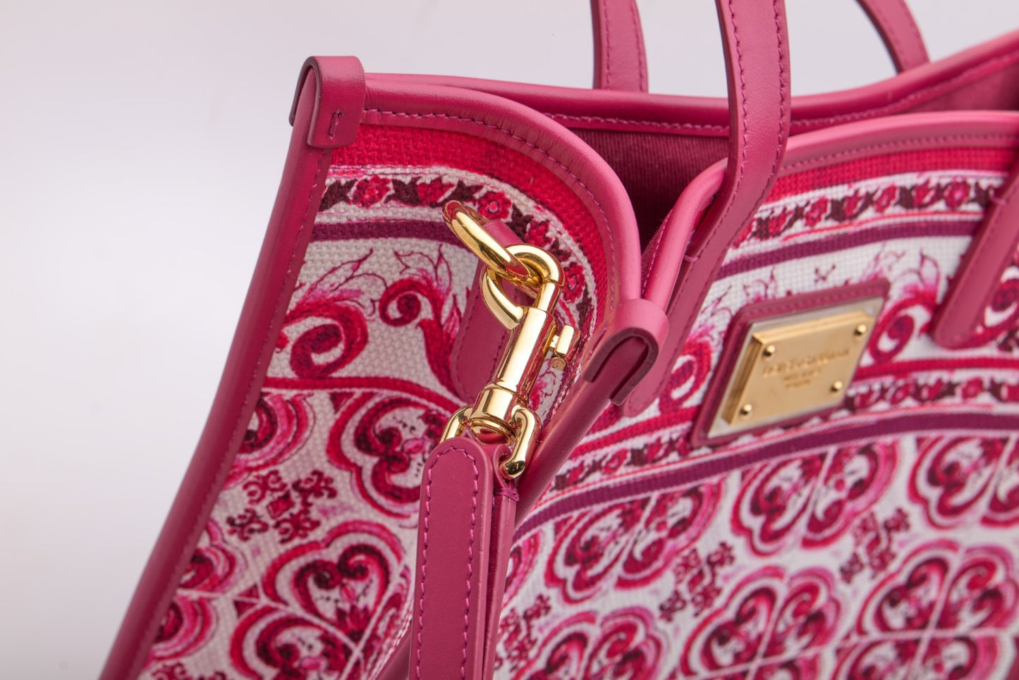 Dolce&Gabbana Printed Canvas Tote Bag