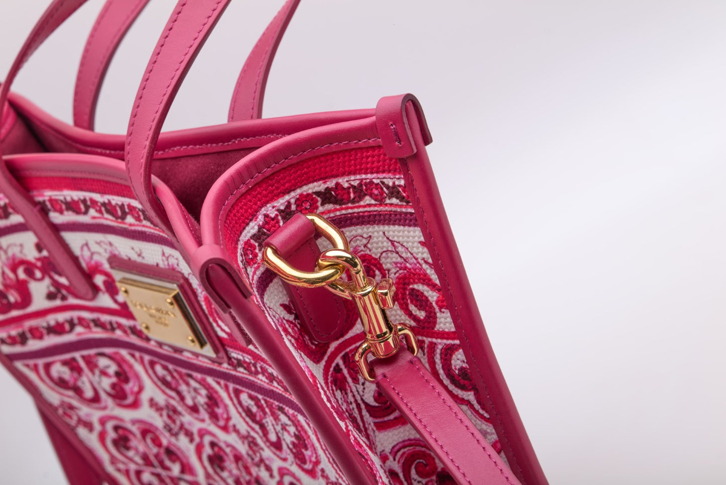 Dolce&Gabbana Printed Canvas Tote Bag