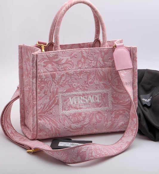 VERSACE Large Jacquard Barocco Tote Bag
