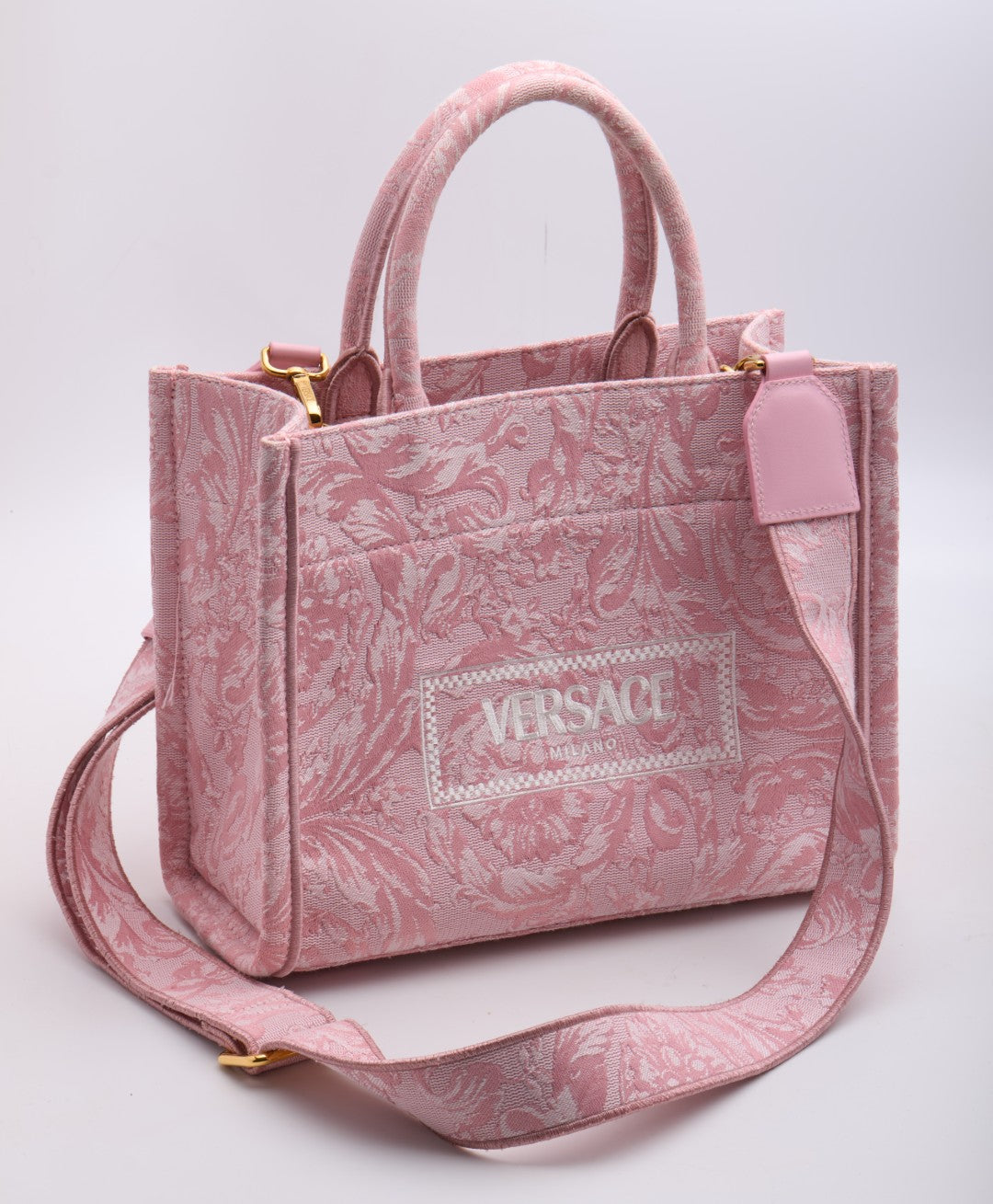 VERSACE Large Jacquard Barocco Tote Bag