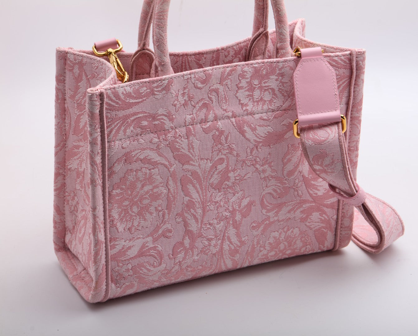 VERSACE Large Jacquard Barocco Tote Bag