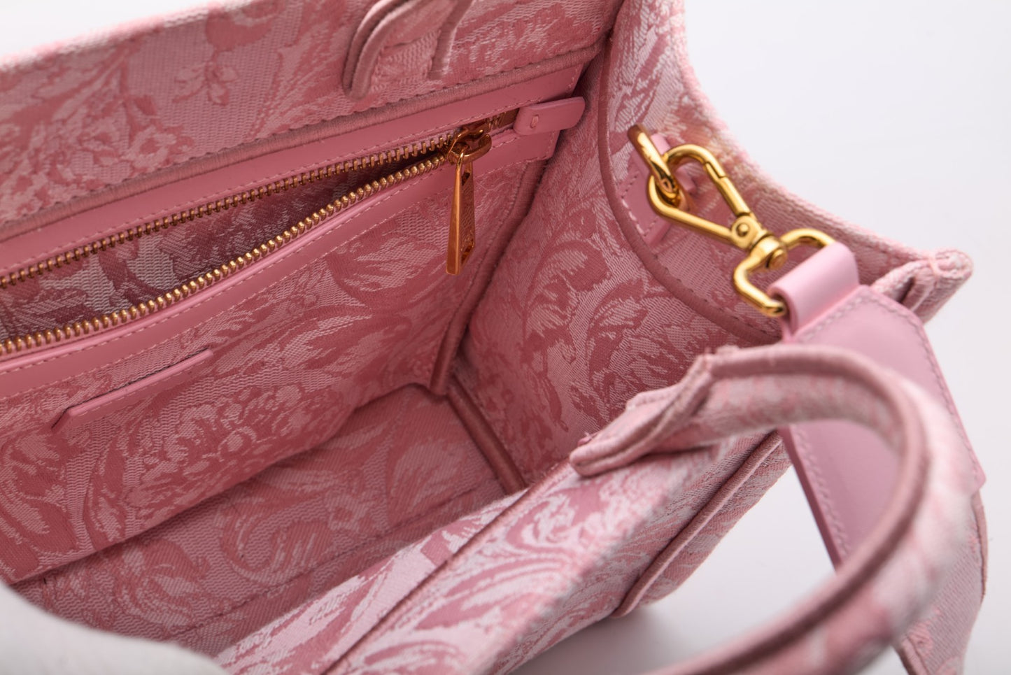 VERSACE Large Jacquard Barocco Tote Bag