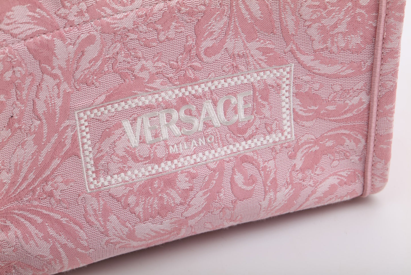 VERSACE Large Jacquard Barocco Tote Bag