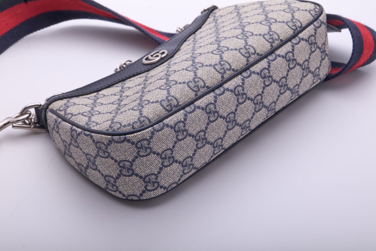 Gucci Ophidia GG Small Chain Bag (Beige/Blue) 735132